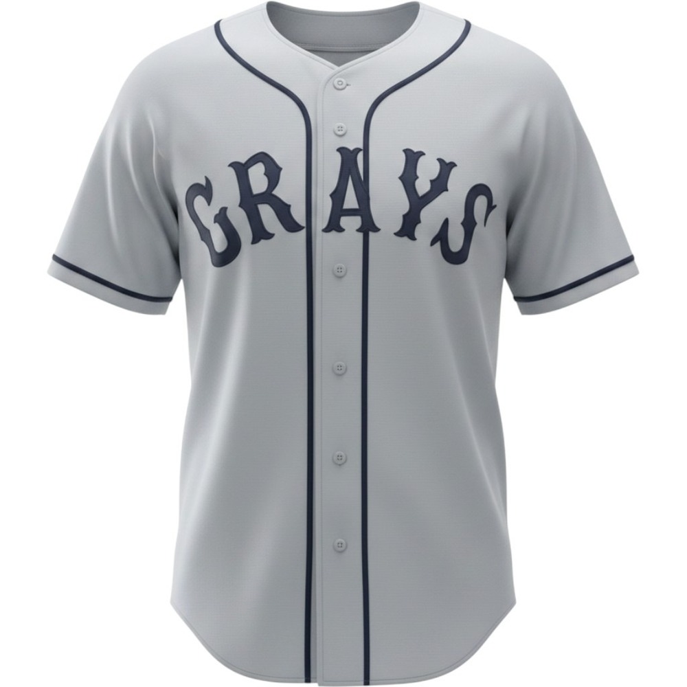 Josh Gibson 20 Homestead Grays Negro Leagues Jersey 2XL Gray Baseball Throwback